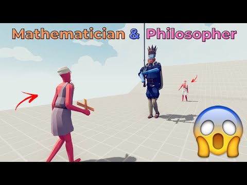 Mathematician & Philosopher vs Every Unit | TABS - Totally Accurate Battle Simulator