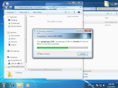 Install MSM NT v5.xx maps to Garmin SD/microSD card  Option 1