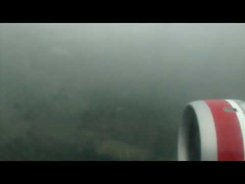 Aterrizaje con lluvia en El Tepual