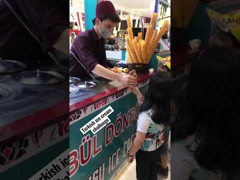 Turkish dodging ice cream fun. #youtubeshorts Fun time
