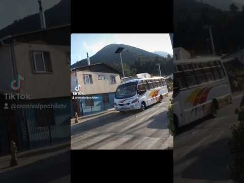 Micro buses y calles de Hijuelas - Quillota - Región de Valparaiso