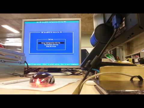 IBM SYSTEM X3650  model 7979 RAID 1 DEFAULT CONFIG