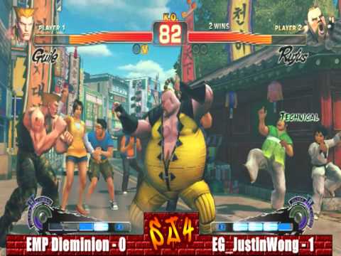 GVN Summer Jam 4 SSF4 singles TOP 8: EMP Dieminion vs EG_JustinWong