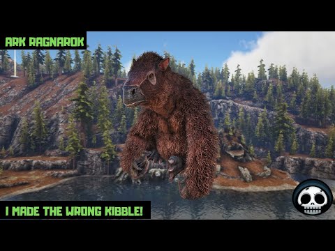 Megatherium Taming And MADE THE WRONG KIBBLE! Ark Ragnarok Part 14