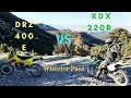 Kawasaki KDX 220 VS DRZ 400 Wheeler Pass Hill Climb