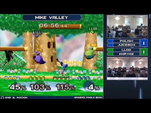 Mike Valley - Polish & Juicebox vs lloD & Khryke - Winners Finals - Melee Doubles
