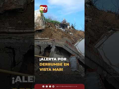 ¡ALERTA POR DERRUMBE EN VISTA MAR!