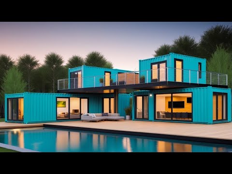 Ultra modern shipping container homes
