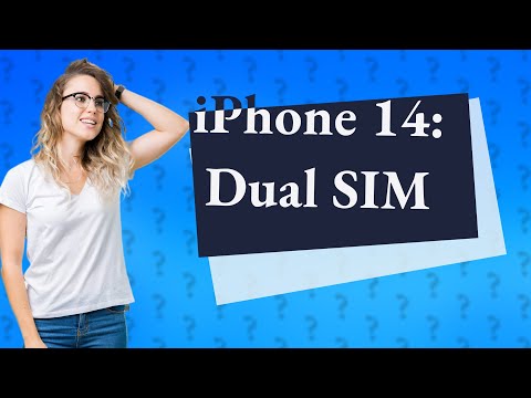Can the iPhone 14 have two SIM cards?