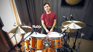 Video thumbnail for Rogers Big R 1970's Full Drum Kit by Rubix Drums