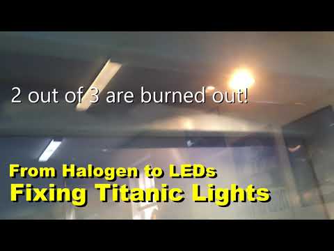 Fixing and Upgrading Titanic Display Lights