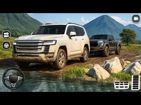 Pickup Truck Offroad Driving Simulator - 4x4 SUV Luxury Prado Driver 3D - Android Gameplay