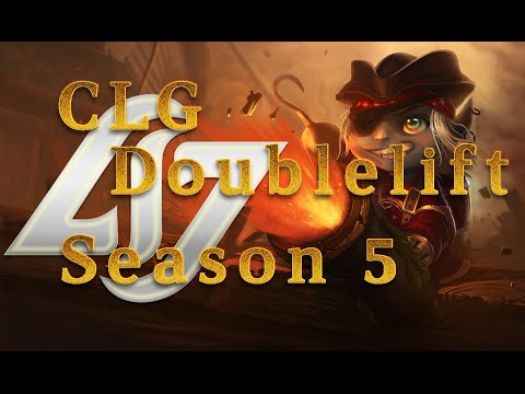 CLG Doublelift Tristana ADC vs Jinx in Korea PentaKill Patch 5.17