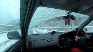 アコードで初めての雪道ドライブ