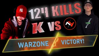 K4BRONE VS AYZEN = 124 KILLS SUR #WARZONE