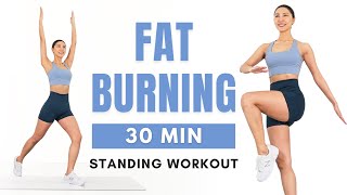 Download lagu 🔥Standing Full Body Fat Burn Workout🔥 30 MIN Home Workout - No Jumping mp3