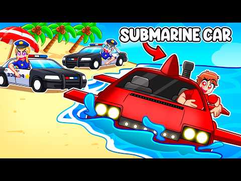 Becoming A Getaway Driver In A Submarine Car on GTA 5...