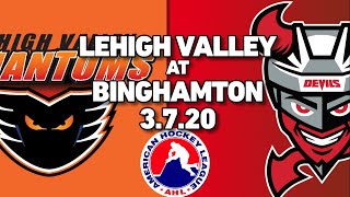 Phantoms vs. Devils | Mar. 7, 2020