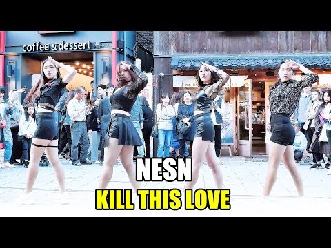 너의소녀 (NESN) - Kill This Love (블랙핑크) @ 191019 홍대 거리공연 직캠 By SSoLEE