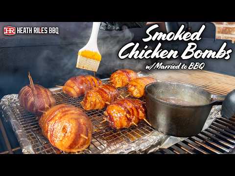 Married to BBQ's Award-Winning Smoked Chicken Bombs | Heath Riles BBQ