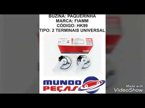 Som da Buzina Tipo Paquerinha Fiamm HK99