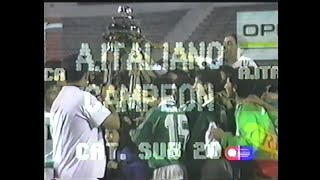 Universidad Católica 1 - 2 Audax Italiano | Campeonato Nacional Sub-20 1995 | Final | Vuelta