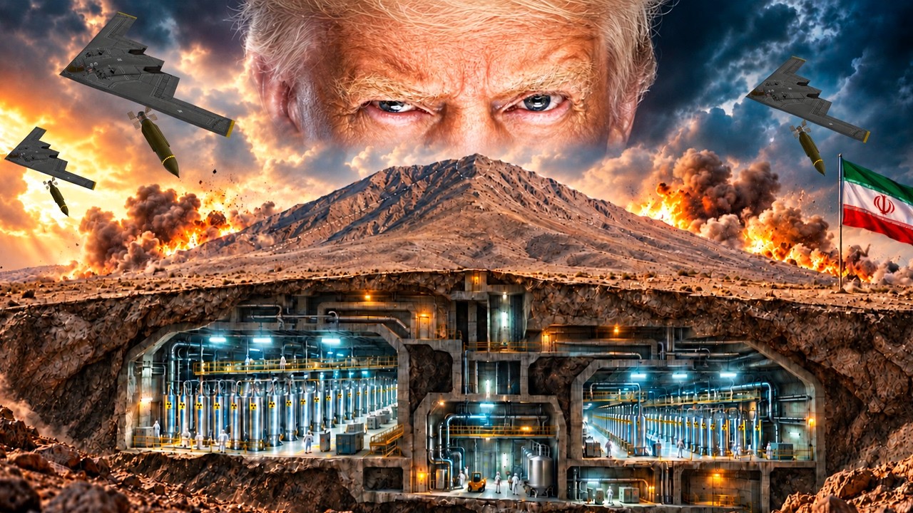 🇺🇸💥🇮🇷 ¿POR QUÉ TRUMP QUIERE BOMBARDEAR “PICKAXE MOUNTAIN”?  ☢️⛰️
