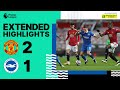 Extended PL Highlights: Manchester United 2 Albion 1