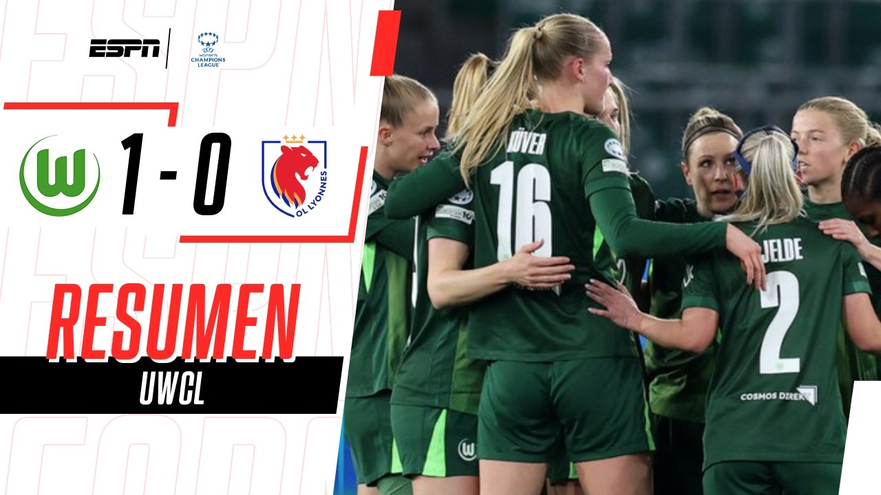 WOLFSBURGO GOLPEÓ PRIMERO: VENCIÓ AL LYON EN LA IDA DE LOS CUARTOS | Wolfsburgo 1-0 Lyon | RESUMEN