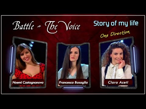Battle The Voice of Italy - Clara Aceti Francesca Basaglia Noemi Castagnanova - Story of my life