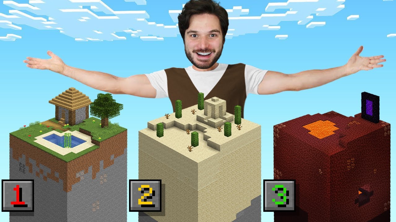 EU CRIEI UM NOVO MUNDO NO MINECRAFT, MAS EU PRECISO CRAFTAR AS CHUNKS UMA POR UMA!