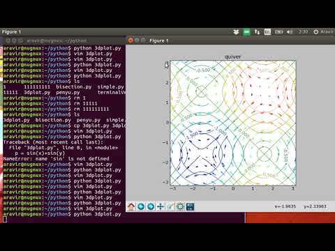 Contour Plot On Python In Ubuntu