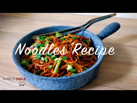 In 1 minute | Chilli Garlic Noodles | Mumbai Style | Hakka Noodles | Recipe