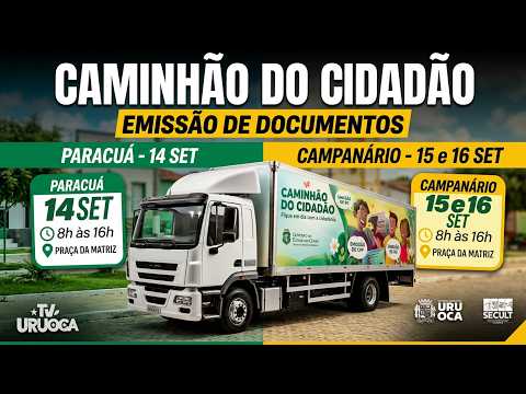 CAMINHÃO DO CIDADÃO EM PARACUÁ E CAMPANÁRIO | TV URUOCA