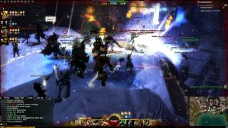 Lions climbing the stairs into the Drakkar Garrison