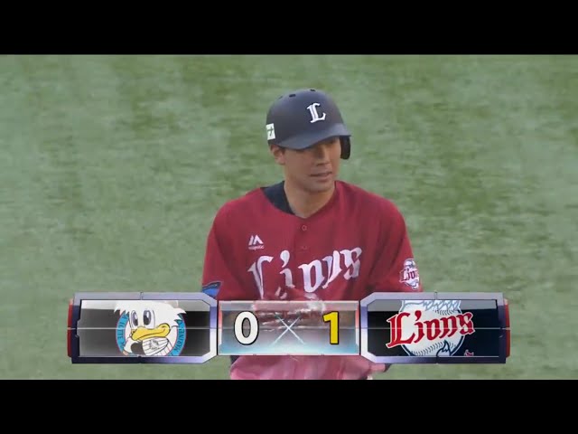 【2回表】ライオンズ・炭谷 左中間へ先制タイムリー2ベースヒット!! 2017/8/13 M-L