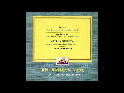 Wieniawski Violin Concerto No. 2 / Jascha Heifetz (1956 LP)