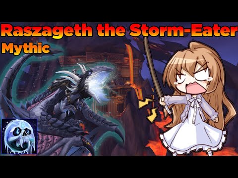 【Mythic Raszageth the Storm-Eater】 Prison done!!! - Vault Of The Incarnates | Frost Death Knight POV