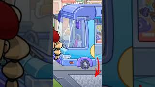 Beacon University student in Avatar World taking the bus to get to the university🥰