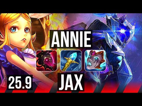 ANNIE vs JAX (TOP) | 9/4/16, 41k DMG | KR Diamond | 25.9