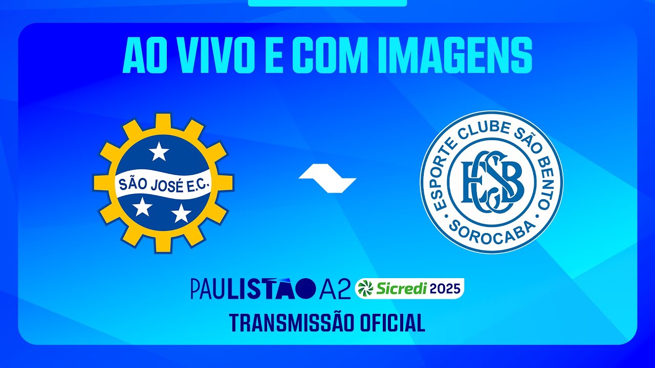 AO VIVO E COM IMAGENS: SÃO JOSÉ X SÃO BENTO | RODADA 12 | PAULISTÃO A2 SICREDI 2025