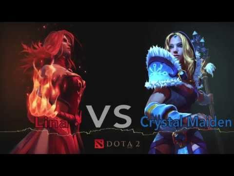 DOTA 2 Rap Battle. Lina VS Crystal Maiden!