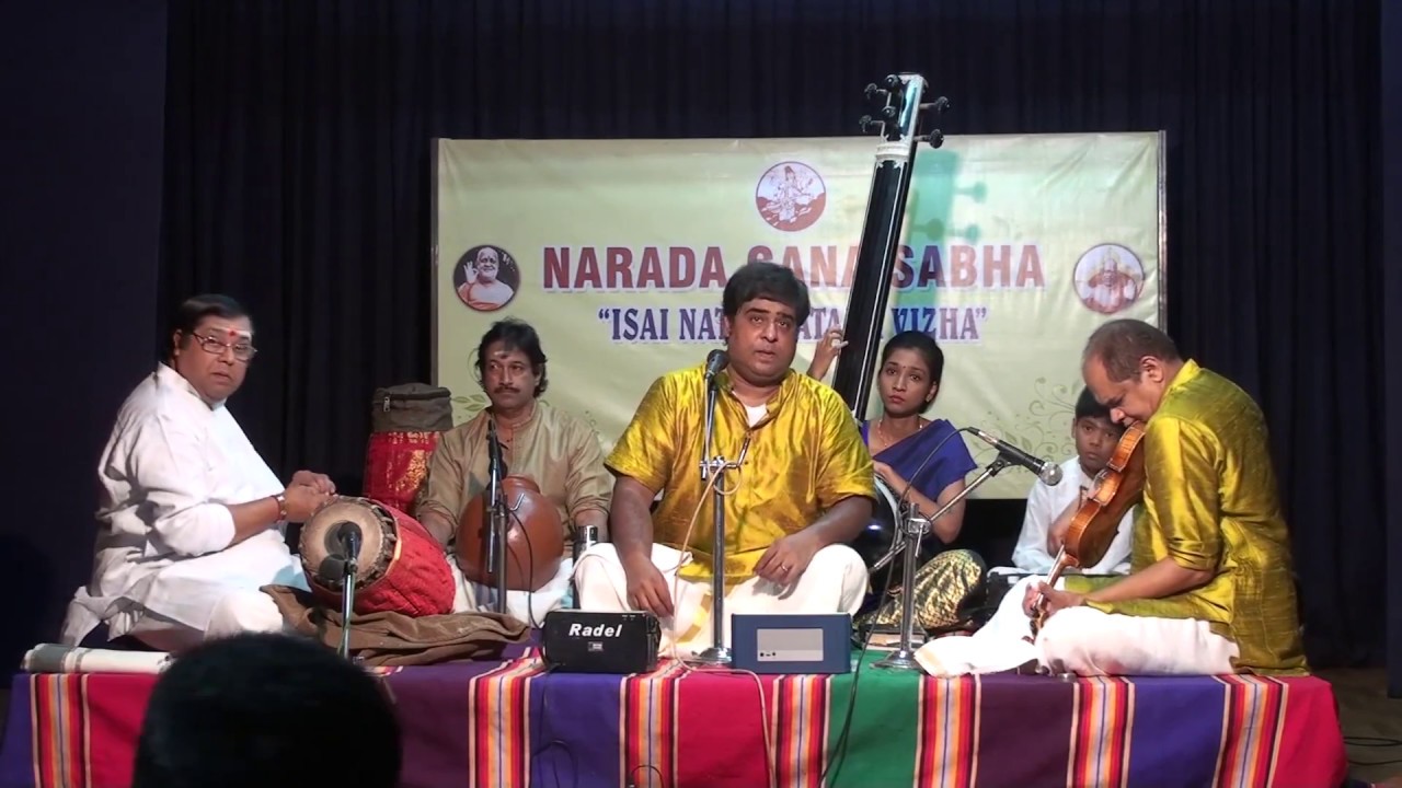 Thiruvarur Girish| Carnatic Vocal | Isai Natya Nataka Vizha 2017 | Narada Gana Sabha