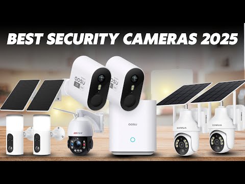 Solar Security Cameras Wireless Outdoor, 2K Solar Powered WiFi Camera, IP65 Waterproof, AI Motion Detection, Color Night Vision, Cloud & SD Card Storage, Outside Cameras for Home Security 2 Pack video review thumbnail