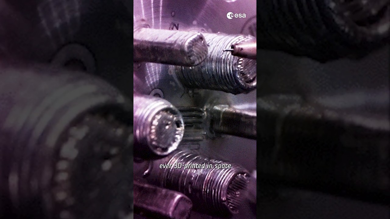 What does metal made in space look like up close? 🤘