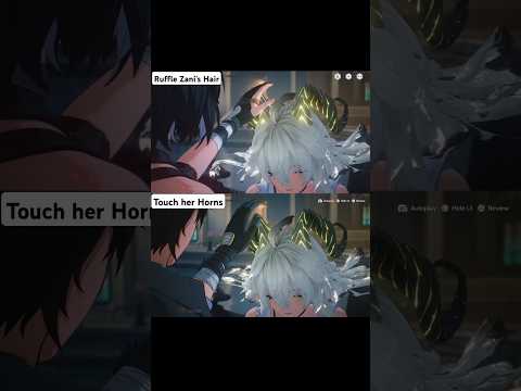 Male & Female Rover Touch Zani's Horns 😱 #wutheringwaves #zani