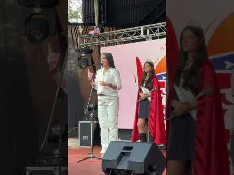 Capiovi - Misiones Acto de Turismo Rural. Directora de Cultura y Turismo de Capiovi Carolina Ramos.