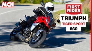 The Triumph Tiger Sport 660 is practical, easy and exciting 
