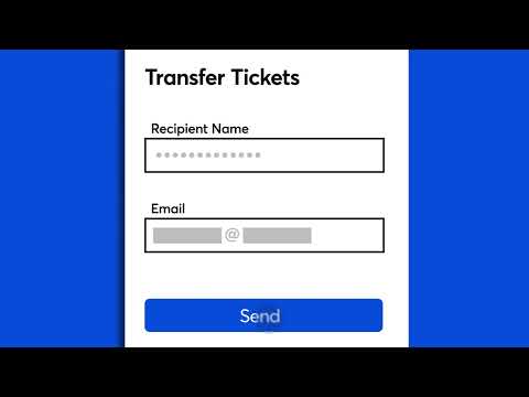 How to transfer tickets | Ticketmaster UK