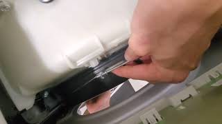 HAIER HW80 - How to replace a washing machine door seal. Türdichtung Waschmaschine.